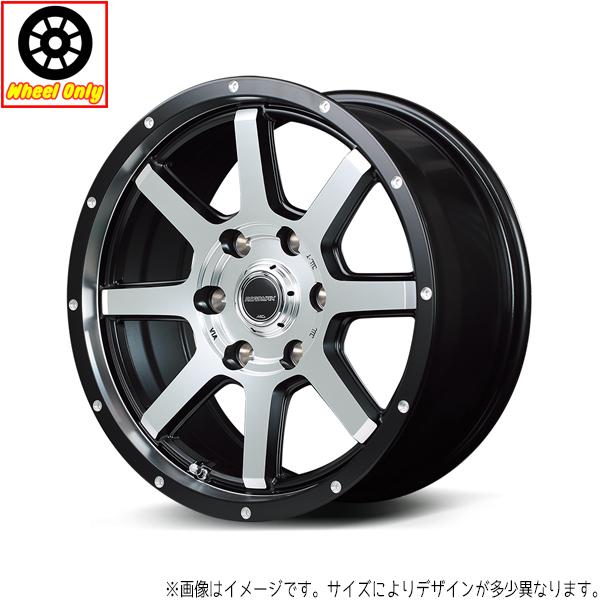 アルミホイール 4本 15インチ WF8 DセミグロスBKリム/ディスクP 15x5.5J +45 ...