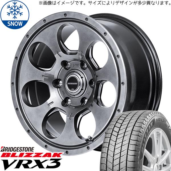 215/70R16 スズキ ジムニー BS ブリザック VRX3 16インチ 5.5J +22 5H...