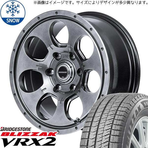 215/65R16 スタッドレスタイヤホイールセット ハイエース (BRIDGESTONE VRX2...