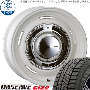 195/55R16 アクア 16インチ TOYO GIZ2 CRIMSON DEAN CrossCountry スタッドレスタイヤ ホイールセット 4本｜tireshop