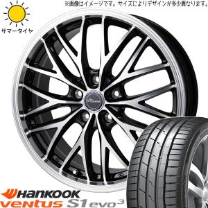 225/45R18 エクシーガ レガシィB4 HK K127 クロノス CH-113 18インチ 7.0J +48 5H100P サマータイヤ ホイールセット 4本｜