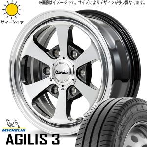 225/75R16 ジムニーシエラ MICHELIN Agilis3 MID ガルシア ダラス6 16インチ 6.0J -5 5H139.7P サマータイヤ ホイールセット 4本｜tireshop