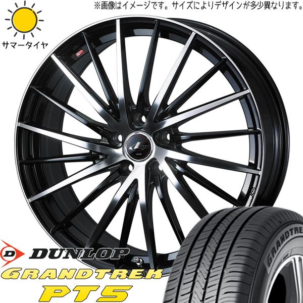 プリウス 60系 215/50R18 ホイールセット | ダンロップ グラントレック PT5 &amp; レ...