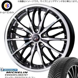 265/45R20 オールシーズンタイヤホイールセット レクサス RX etc (MICHELIN CROSSCLIMATE & Precious HM3 5穴 114.3)｜tireshop