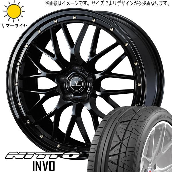 225/45R19 サマータイヤホイールセット エスティマ etc (NITTO INVO &amp; NO...