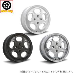 14インチ アルミホイール 4穴 100 ハイペリオン ダイアル 4.5J 4本セット｜tireshop