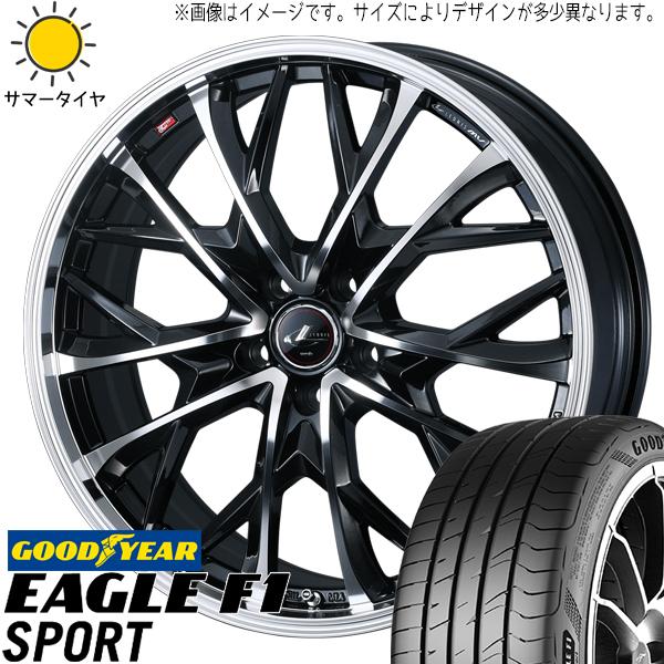 205/45R17 bB キューブ ノート GY F1 SPORT レオニス MV 17インチ 6....