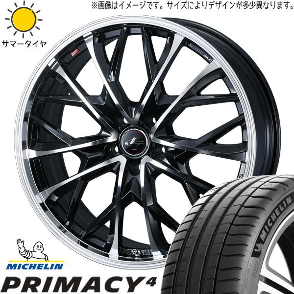 スカイライン アテンザ 225/55R17 ミシュラン プライマシー4 レオニス MV 17インチ ...