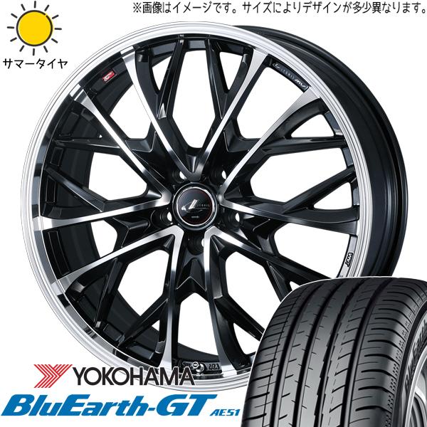 245/45R19 エルグランド CX8 Y/H BluEarthGT AE51 レオニス MV 1...