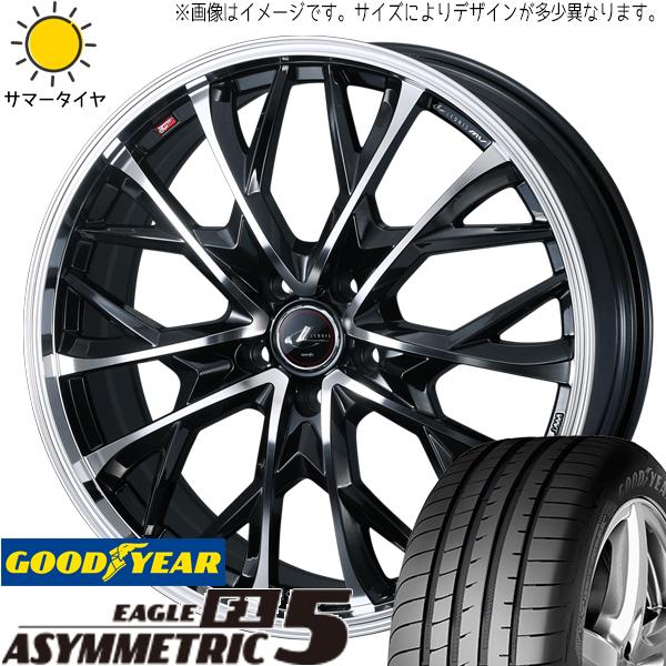 アルファード 245/35R20 グッドイヤーアシンメトリック5 レオニス MV 20インチ 8.0...