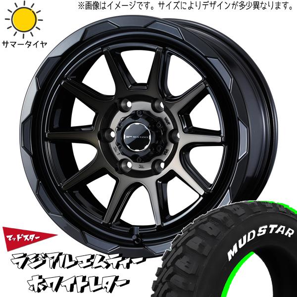 145R12 6PR サマータイヤホイールセット 軽トラ (MUDSTAR MT &amp; MUDVANC...