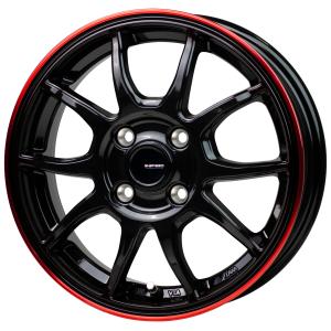 在庫有 即納 12インチ アルミホイール 4穴100 | ホットスタッフ Gスピード P06 3.5BB +42 4本セット｜オールテレーン(タイヤ&ホイール専門店)