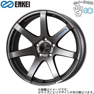 エンケイ PF07 17インチ PCD100 4穴 +48 中古4本セット限定色 限定1台! 中古4本セット ENKEI PF07 SBK 17 7.0 +48 5H114.3