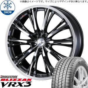 195/55R16 アクア BS ブリザック VRX3 レオニス RT 16インチ 6.0J +42 4H100P スタッドレスタイヤ ホイールセット 4本｜tireshop