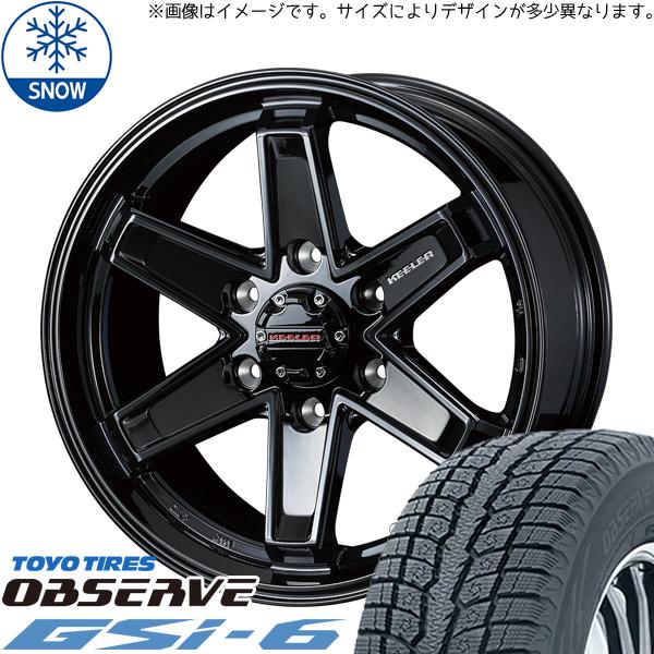 195/80R15 スタッドレスタイヤホイールセット ジムニーシエラ JB74 (TOYO OBSE...