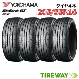 4本 サマータイヤ BluEarth ヨコハマ ブルーアース GT AE51 205/55R16 9...