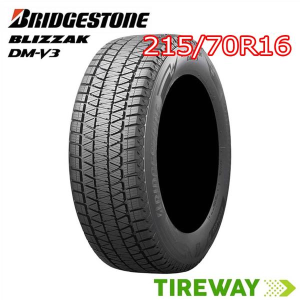 1本 スタッドレスタイヤ BLIZZAKブリヂストンブリザック DM-V3 215/70R16 10...