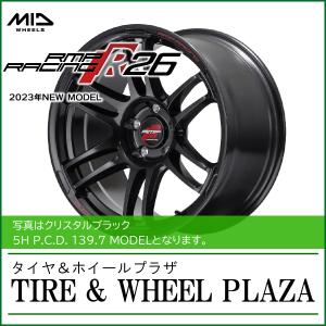 15x5.0J 4H 100 +45 マルカサービス RMPレーシング R26 クリスタルブラック｜tirewheelplaza