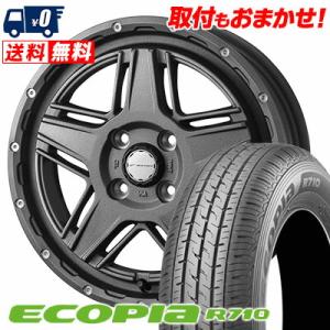 145/80R12 86/84N ブリヂストン エコピア R710 MUDVANCE 07 サマータイヤホイール4本セット｜tireworldkan