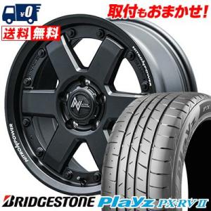 215/50R17 95V BRIDGESTONE Playz PX-RV2 NITROPOWER M6 CARBINE サマータイヤ ホイール4本セット｜tireworldkan