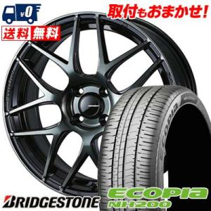 195/65R15 91H ブリヂストン ECOPIA NH200 WedsSport SA-27R サマータイヤホイール4本セット｜tireworldkan