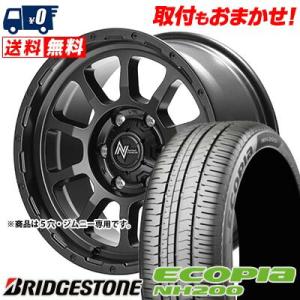 215/60R16 95H ブリヂストン ECOPIA NH200 NITRO POWER M10 PERSHING BARREL BLACK EDITION サマータイヤホイール4本セット｜tireworldkan