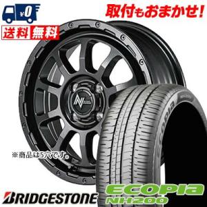 205/60R16 92H ブリヂストン ECOPIA NH200 NITRO POWER M10 PERSHING BARREL BLACK EDITION サマータイヤホイール4本セット｜tireworldkan