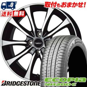 145/80R13 75S ブリヂストン ECOPIA NH200C Laffite LE-07 サマータイヤホイール4本セット｜tireworldkan