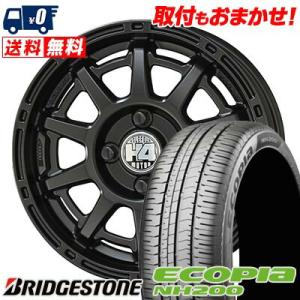 185/70R14 88S ブリヂストン ECOPIA NH200 H4 MOTOR X1 サマータイヤホイール4本セット｜tireworldkan