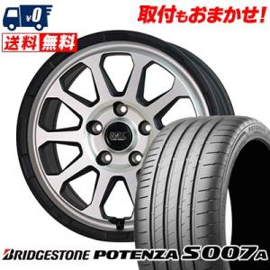 225/55R17 101Y XL ブリヂストン POTENZA S007A MAD CROSS RANGER サマータイヤホイール4本セット