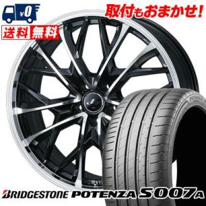 235/40R18 95Y XL BRIDGESTONE POTENZA S007A LEONIS MV サマータイヤ ホイール4本セット｜tireworldkan