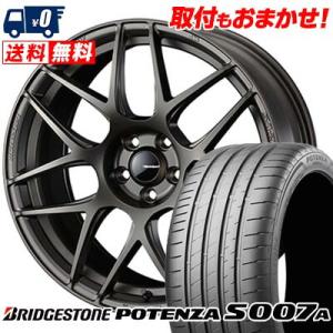 235/40R18 95Y XL ブリヂストン POTENZA S007A WedsSport SA...