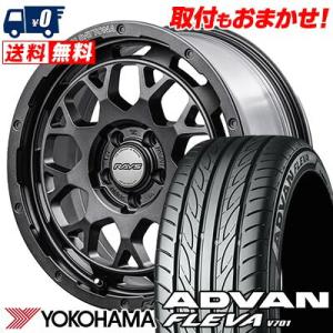 215/45R18 93W YOKOHAMA ADVAN FLEVA V701 TEAM DAYTONA M9+ SPEC M サマータイヤ ホイール4本セット