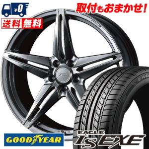 225/35R20 90W XL グッドイヤー LS エグゼ WEDS F ZERO FZ-3 サマータイヤホイール4本セット｜tireworldkan