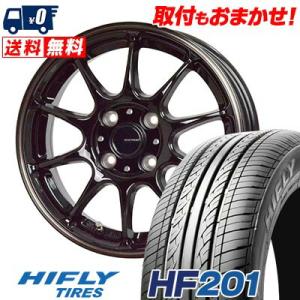 165/55R14 72H ハイフライ HF201 G-SPEED P-07 サマータイヤホイール4...