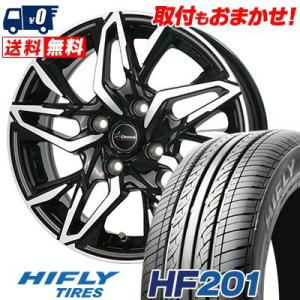 165/65R14 79T ハイフライ HF201 Chronus CH-112 サマータイヤホイー...