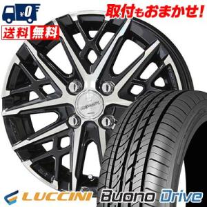 195/55R16 87V ルッチーニ Buono Drive SMACK GRAIVE サマータイヤホイール4本セット｜tireworldkan