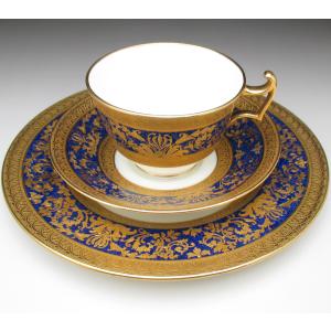 ノリタケ オールドノリタケ 金盛 花図 両耳飾壺 花瓶 : リビングT&S