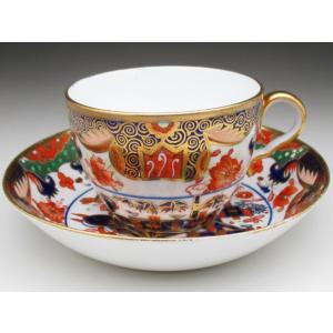 コウルドン 金彩ブルー カップ＆ソーサー アンティーク 1905年 (a