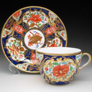 ROYAL WORCESTER ウースター 金彩東洋人物風景絵 カップ＆ソーサー