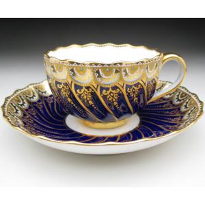 Spode コープランド コバルト金彩ジュール カップ&ソーサー Spode コープランド コバルト金彩ジュール カップ&ソーサー