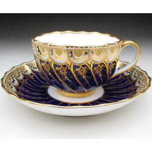 Spode コープランド コバルト金彩ジュール カップ＆ソーサー