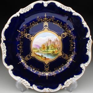 コールポート 金彩薔薇文 キャビネット カップ＆ソーサー アンティーク