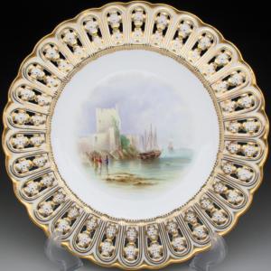 MINTON（ミントン） 金彩草文 カップ＆ソーサー アンティーク 19世紀