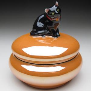 オールドノリタケ　パウダーボックス 蓋物・ケース　ピエロ オールドノリタケ パウダーボックス 蓋物・ケース ピエロ オールド