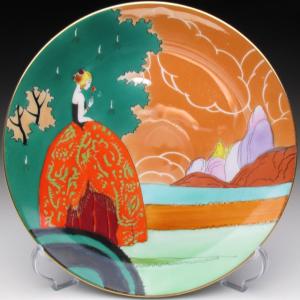 ノリタケ オールドノリタケ 金盛りジュール白鳥絵 プレート 24cm