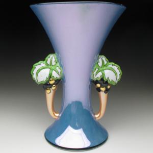 ノリタケ オールドノリタケ 金盛り薔薇絵 花瓶 22cm : アンティーク