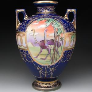 オールドニッポン　ロイヤルモリエ　花瓶 オールドニッポン ロイヤルモリエ 花瓶