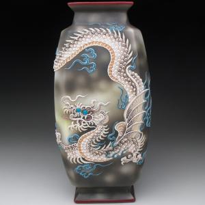 ノリタケ オールドノリタケ ピンク地金盛りジュール フライングスワン