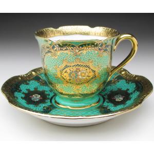 Noritake - オールドノリタケ 金彩盛上バラ文皿 メープルリーフ印 西洋食器 アンティーク ノリタケ 最終値下げ オールドノリタケ 金彩盛上バラ文皿